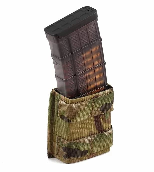 Esstac Single 5.56 Shorty KYWI Pouch in MultiCam, representative manufacturer photograph